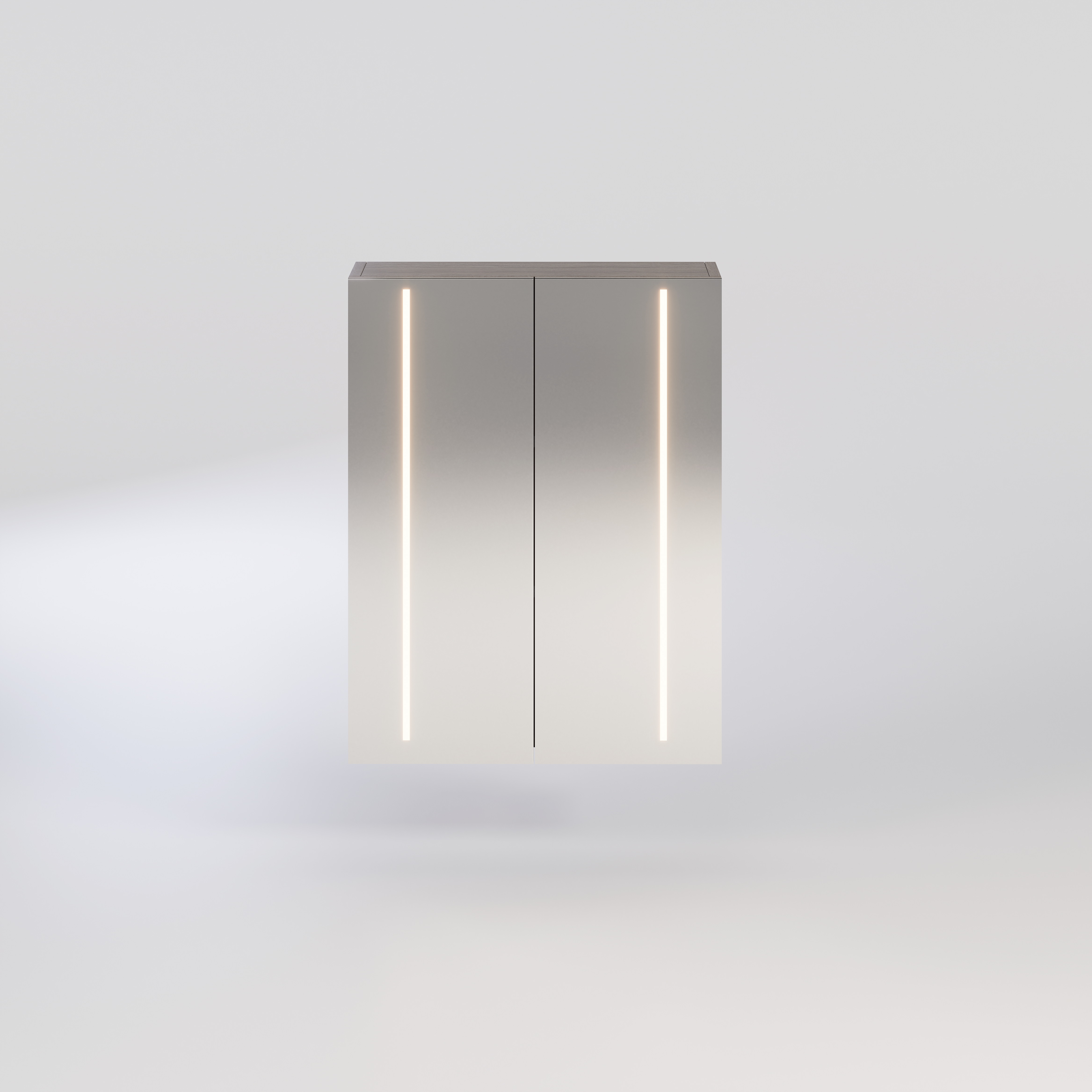 Veidrodinė spintelė 60 cm | Coffee Urban Oak 1818