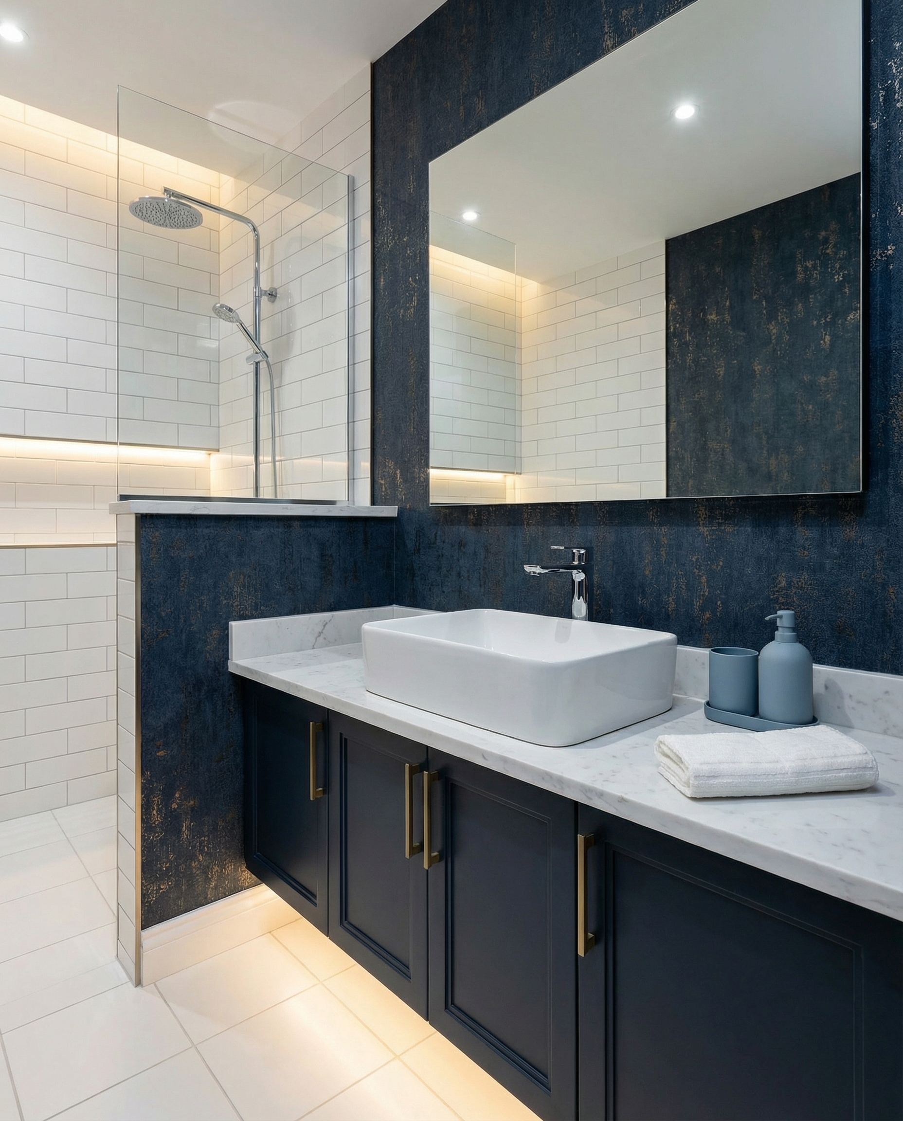 Keraminis praustuvas Contour, 48x37x13 cm, matinė balta