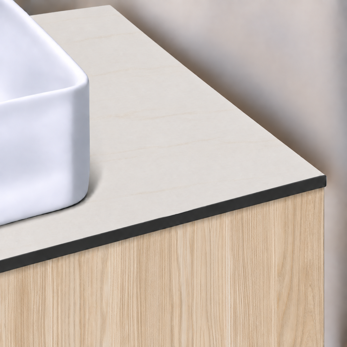 Stalviršis spintelei HPL compact 80 cm | Light Bella C31