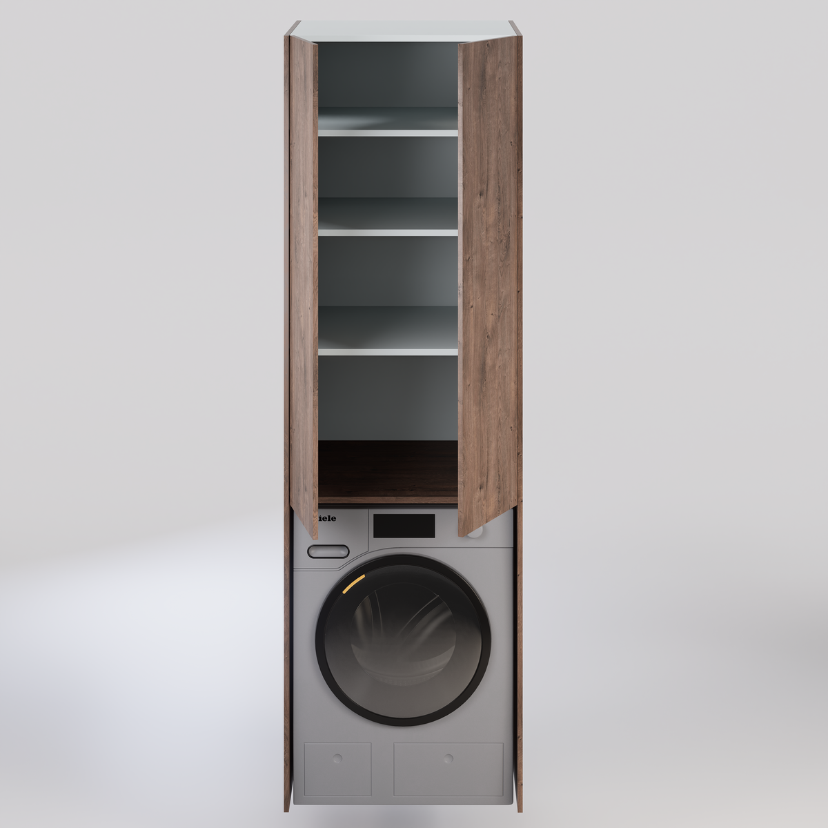 Skalbimo mašinos spinta | Wild Oak Brown 3231