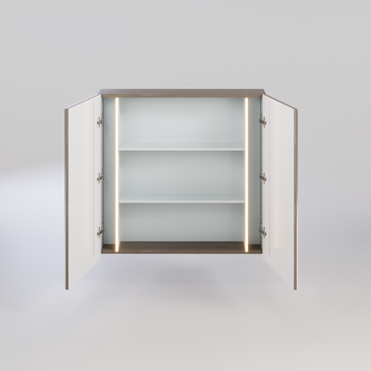 Veidrodinė spintelė 80 cm | Coffee Urban Oak 1818