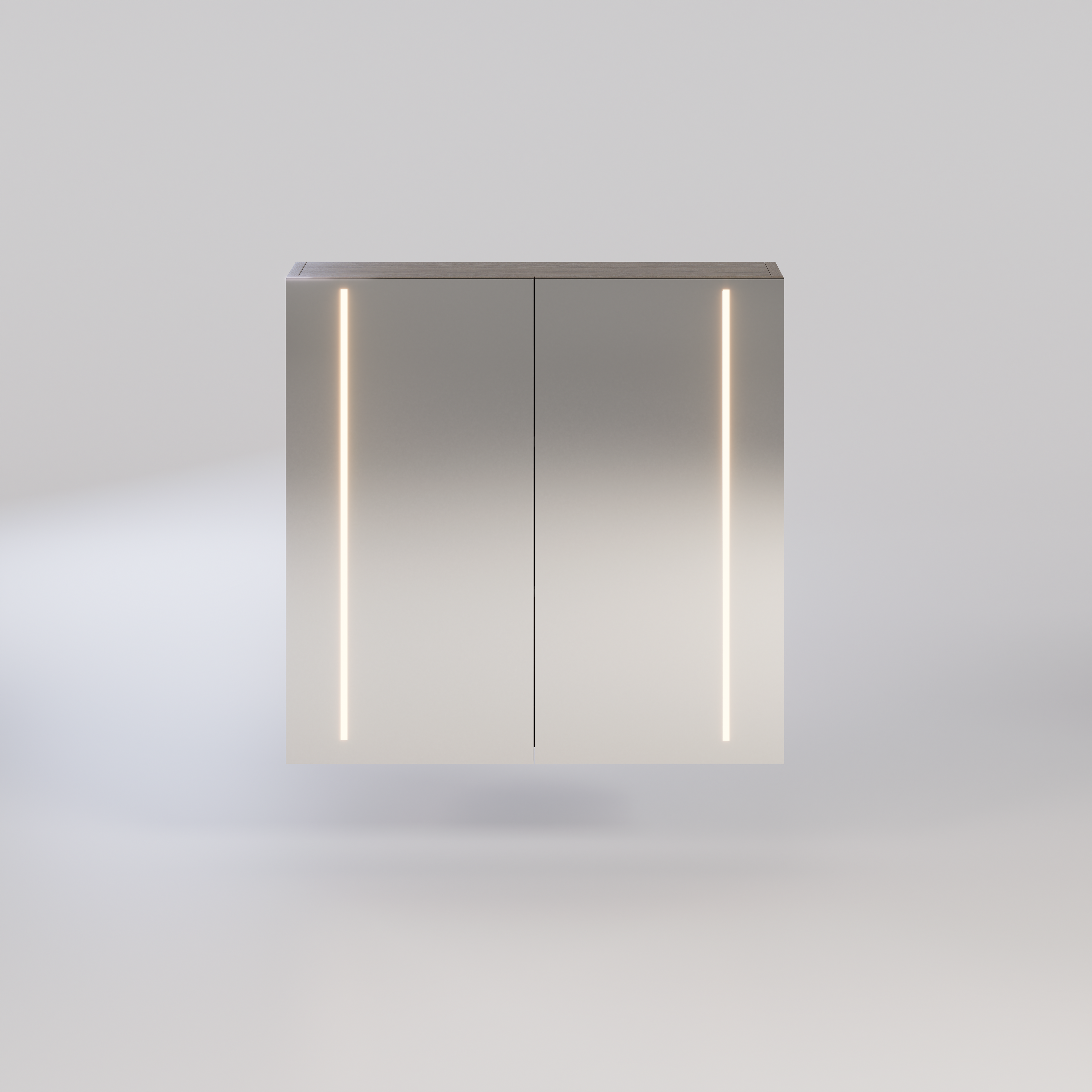 Veidrodinė spintelė 80 cm | Coffee Urban Oak 1818