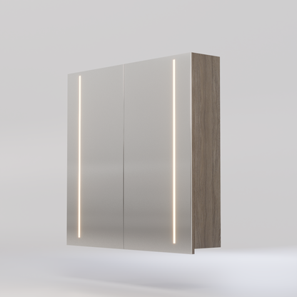 Veidrodinė spintelė 80 cm | Coffee Urban Oak 1818