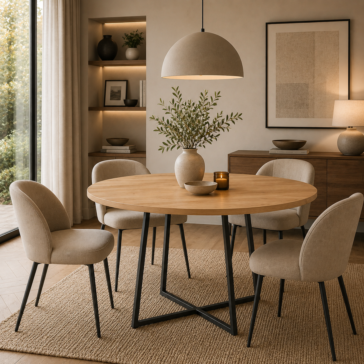 Valgomojo stalas Urbo | Oak Eureka H23